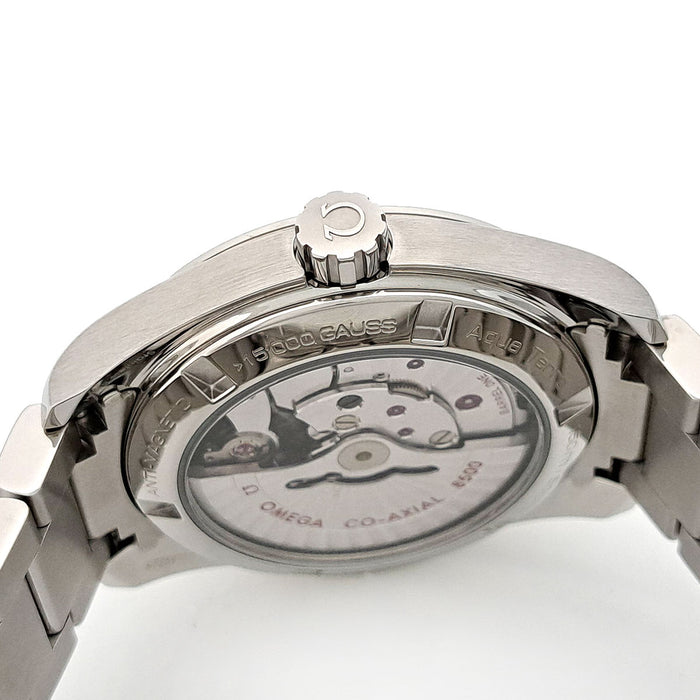 OMEGA Seamaster Aqua Terra Shell Dial Index Diamond Date With Guarantee
