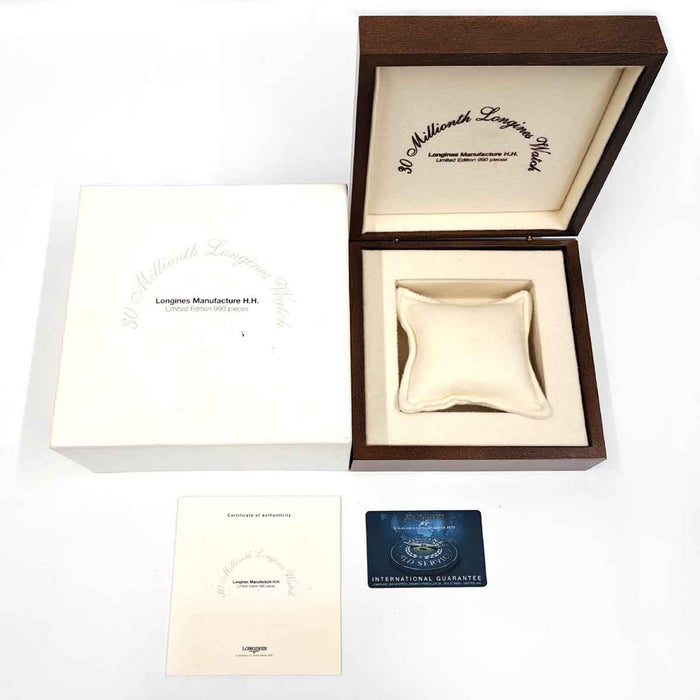 LONGINES 
Twin Barrel Data Celebrazione 30 milioni di pezzi FULSET 
Con scatola e garanzia