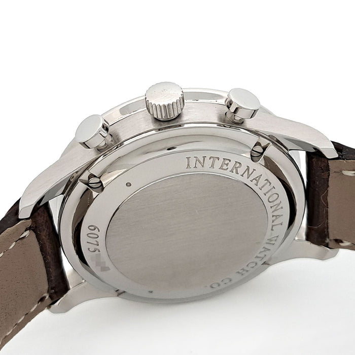 IWC 
Portuguese Chronograph Overhauled 
With box and warranty card, serviced