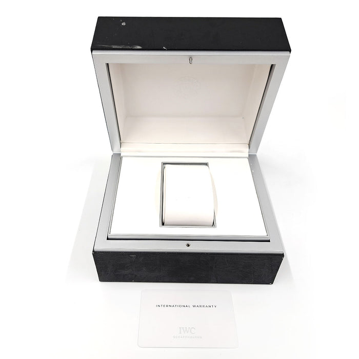 IWC 
Portuguese Chronograph Overhauled 
With box and warranty card, serviced