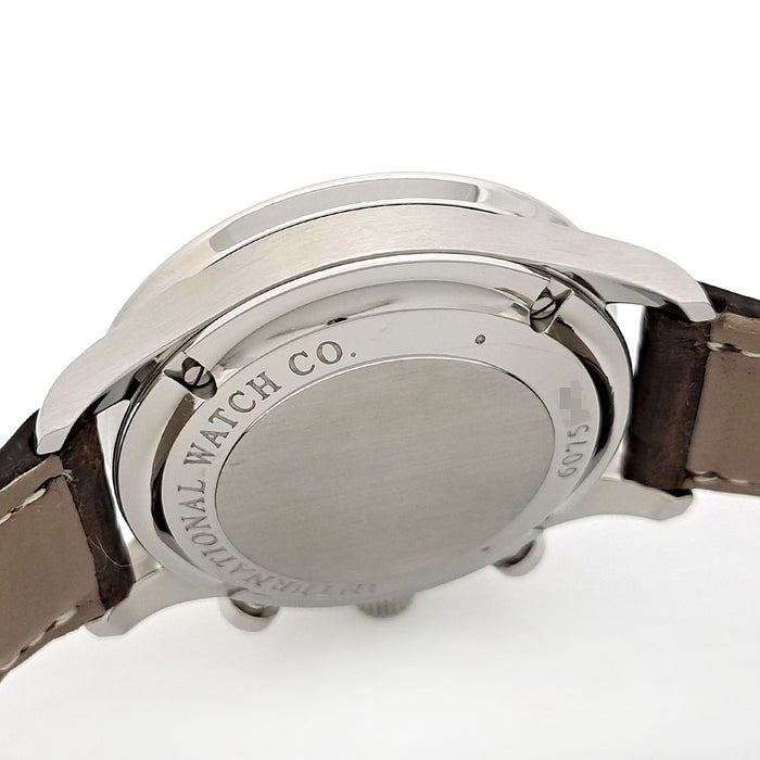 IWC 
Portuguese Chronograph Overhauled 
With box and warranty card, serviced