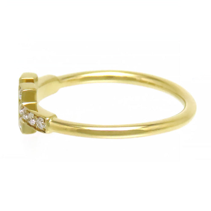 TIFFANY&Co. 
T Wire Diamond Ring