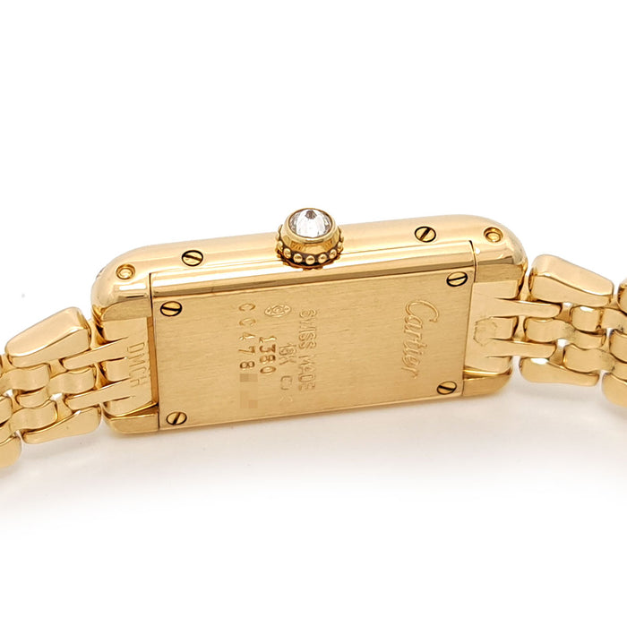 CARTIER 
Lunetta con diamanti Tank Alongé