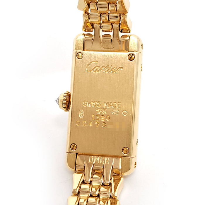 CARTIER 
Lunetta con diamanti Tank Alongé