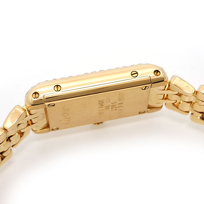 CARTIER 
Lunetta con diamanti Tank Alongé