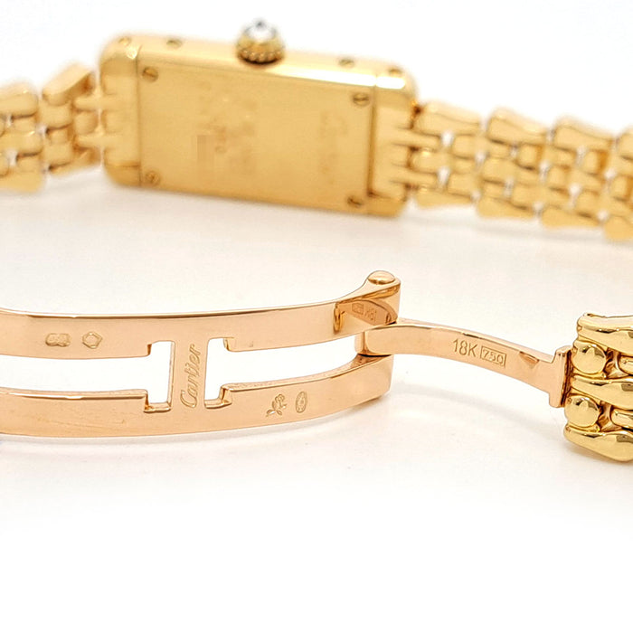 CARTIER 
Lunetta con diamanti Tank Alongé