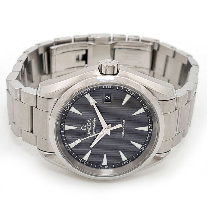 OMEGA 
Seamaster Aqua Terra Date 
Box with warranty