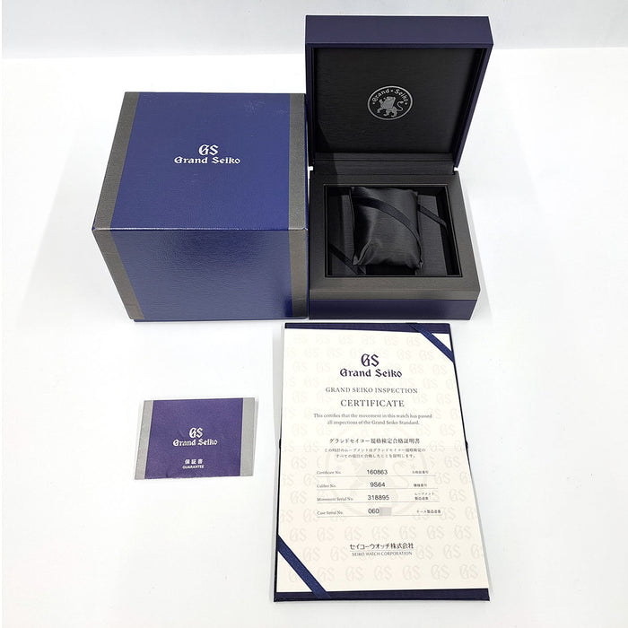 SEIKO
Grand Seiko 9S Mechanical Overhauled
With Box and Warranty Card
