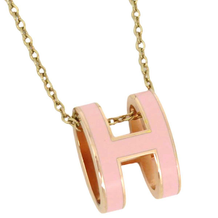 HERMES 
ポップアッシュ GP ロゴ 
ポップ H ネックレス