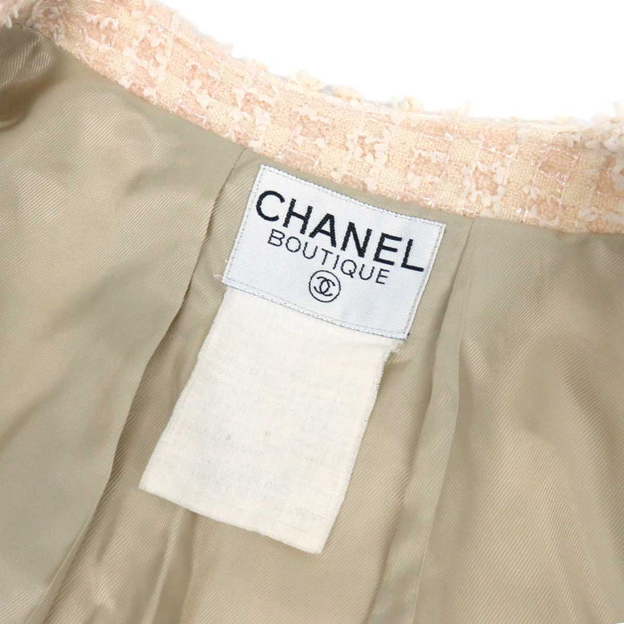 CHANEL
COCO CC Coco Button
Coco Mark No-Collar Jacket Pink