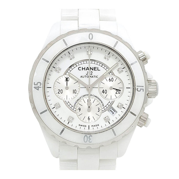 CHANEL 
J12 Cronografo 41MM Indici in Diamante 
Scatola con garanzia