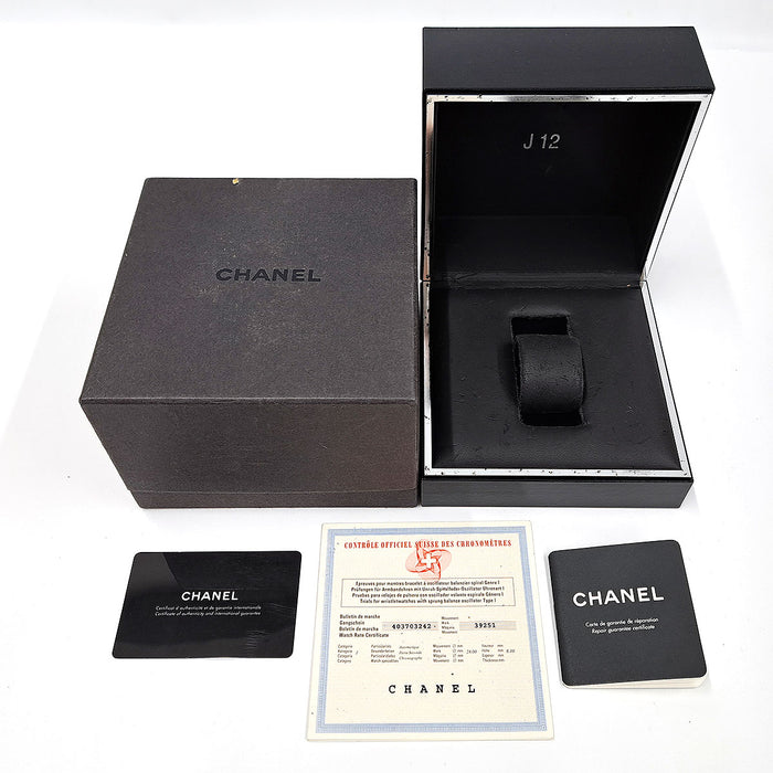 CHANEL 
J12 Cronografo 41MM Indici in Diamante 
Scatola con garanzia