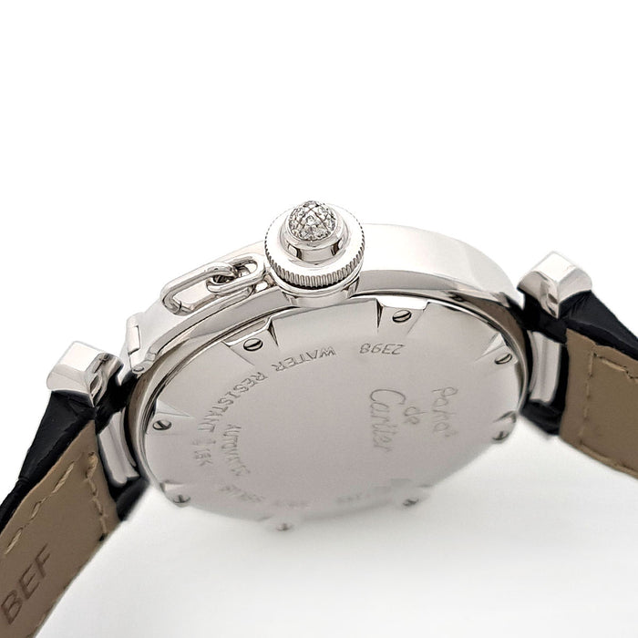CARTIER 
Pasha 鑽石錶圈 
附盒及保卡