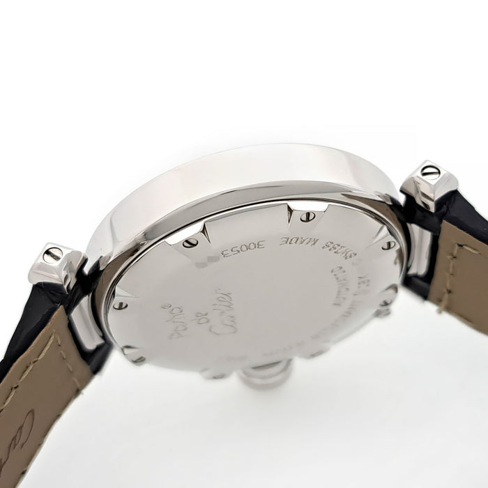 CARTIER 
Pasha 鑽石錶圈 
附盒及保卡