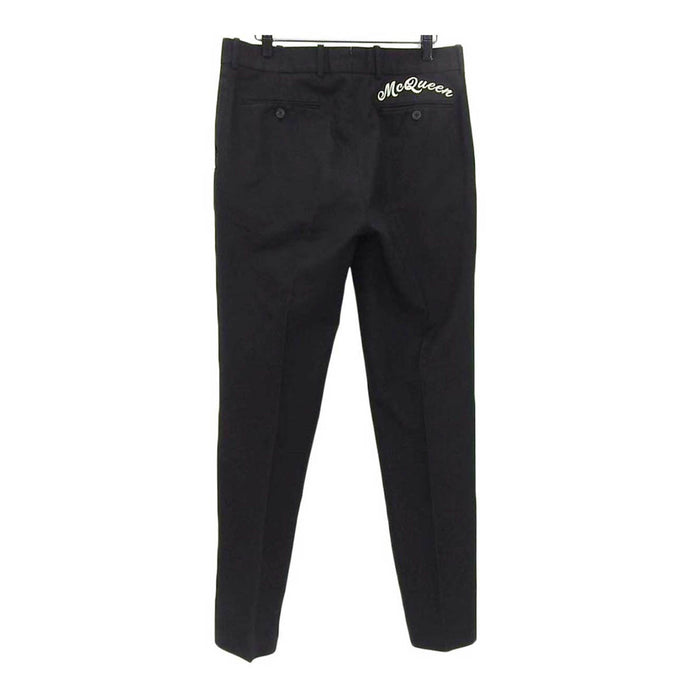 Alexander McQueen 
Alexander McQueen コットン 
ロゴ エンブロイダリー スラックス