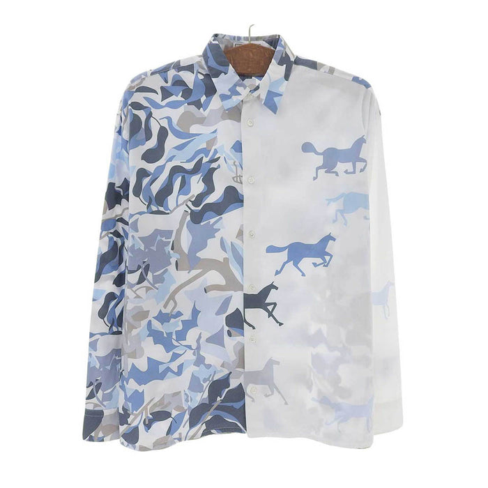 HERMES 
Serie Button 
Cotton Shirt