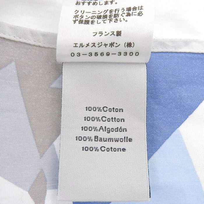 HERMES 
Serie Button 
Cotton Shirt
