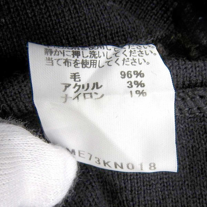 ISSEY MIYAKE 
ラウンドネック 
ストライプ ロングスリーブ ニット