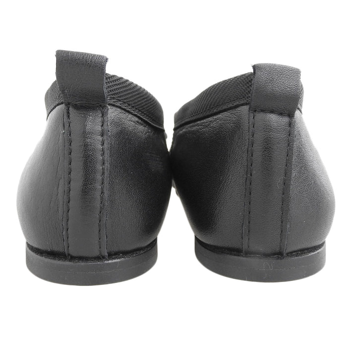 COMME des GARCONS 
リボン バレエシューズ 
レザー フラット パンプス