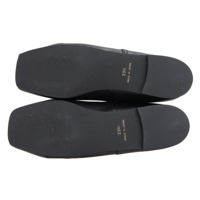 COMME des GARCONS 
リボン バレエシューズ 
レザー フラット パンプス