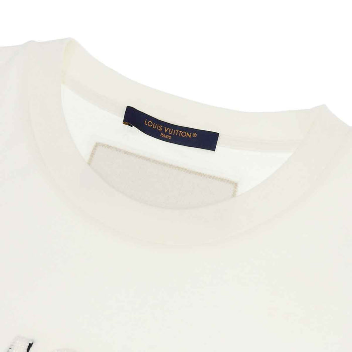 LOUIS VUITTON 
LV コットン RM232M NPG HPY35W 
ビーズ ロゴ Tシャツ