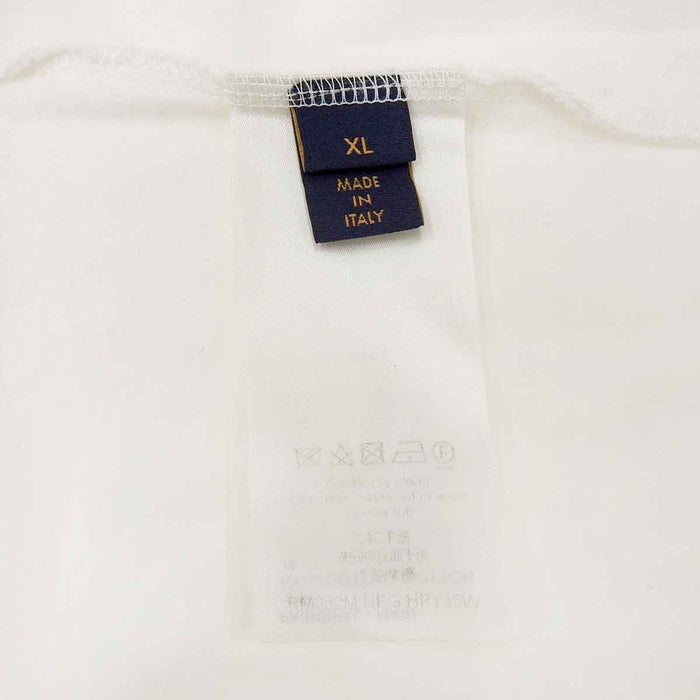 LOUIS VUITTON 
LV コットン RM232M NPG HPY35W 
ビーズ ロゴ Tシャツ