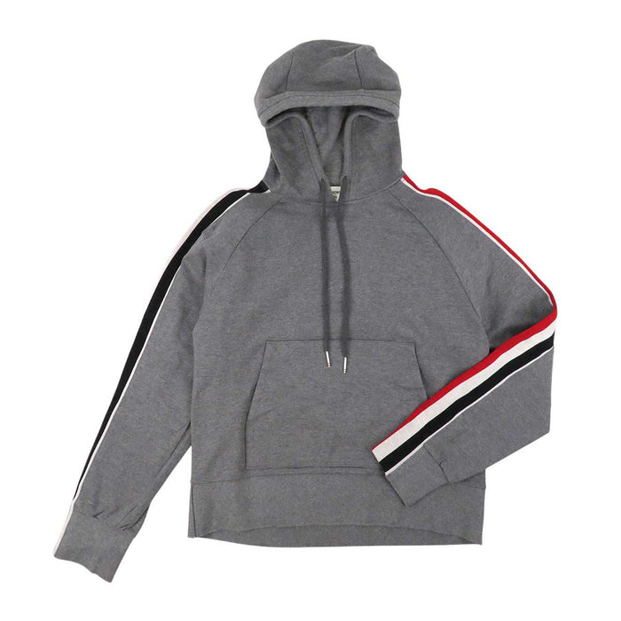 THOM BROWNE 
コットン スウェット フーディー 
トリコロール サイドライン パーカー