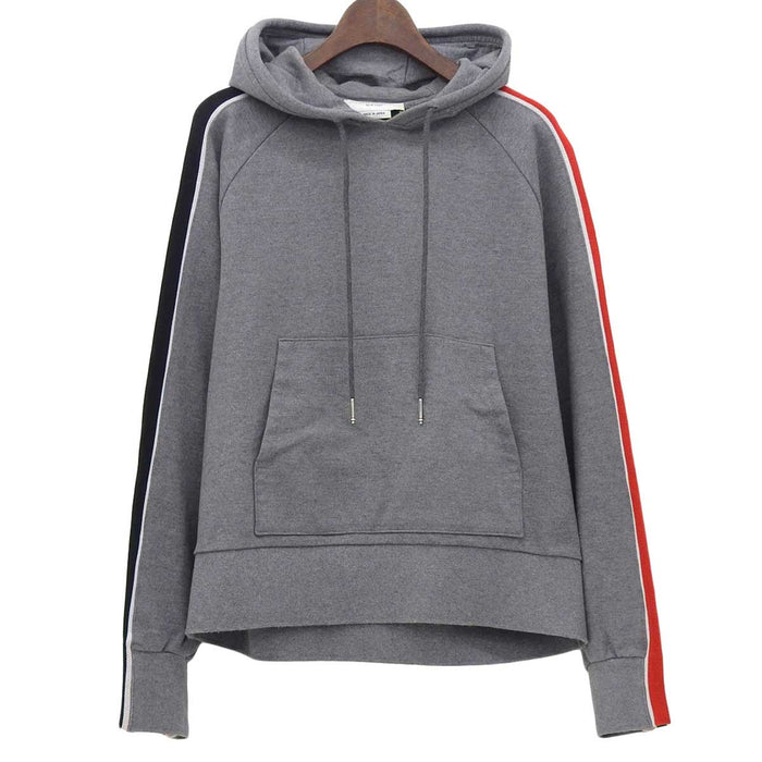 THOM BROWNE 
コットン スウェット フーディー 
トリコロール サイドライン パーカー