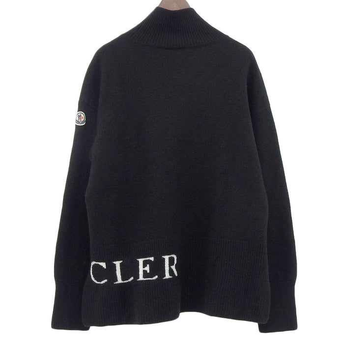 MONCLER 
Patch Wool Cashmere 
LUPETTO TRICOT High Neck Knit
