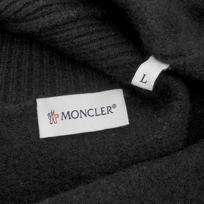 MONCLER 
Patch Wool Cashmere 
LUPETTO TRICOT High Neck Knit