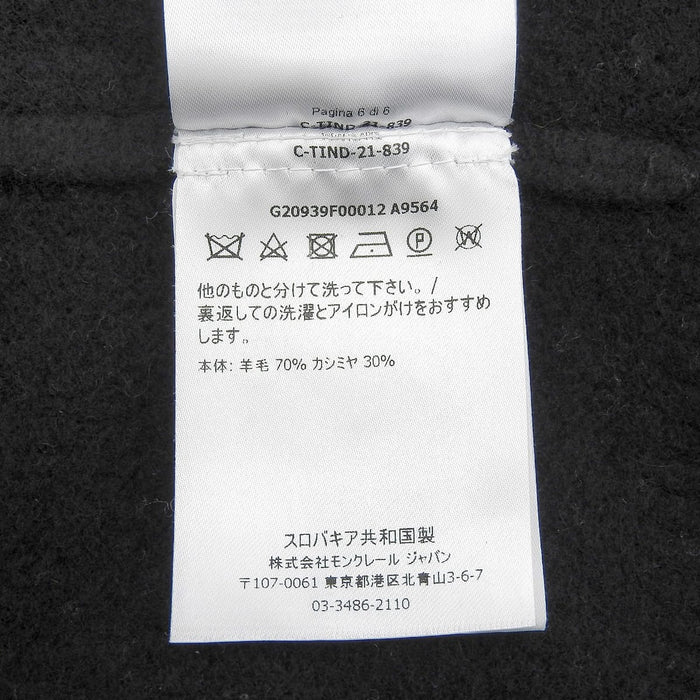MONCLER 
Patch Wool Cashmere 
LUPETTO TRICOT High Neck Knit