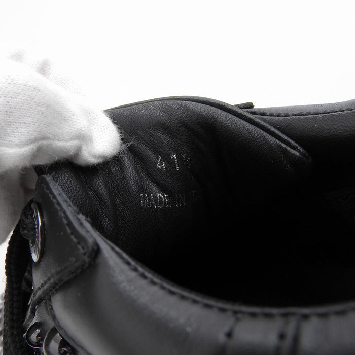 JIMMY CHOO 
ローカット 
スタッズ レザー スニーカー