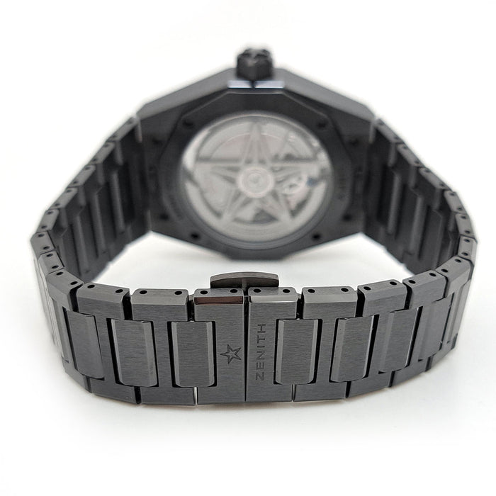 ZENITH 
Defy Skyline Black Ceramic Skeleton 
With box