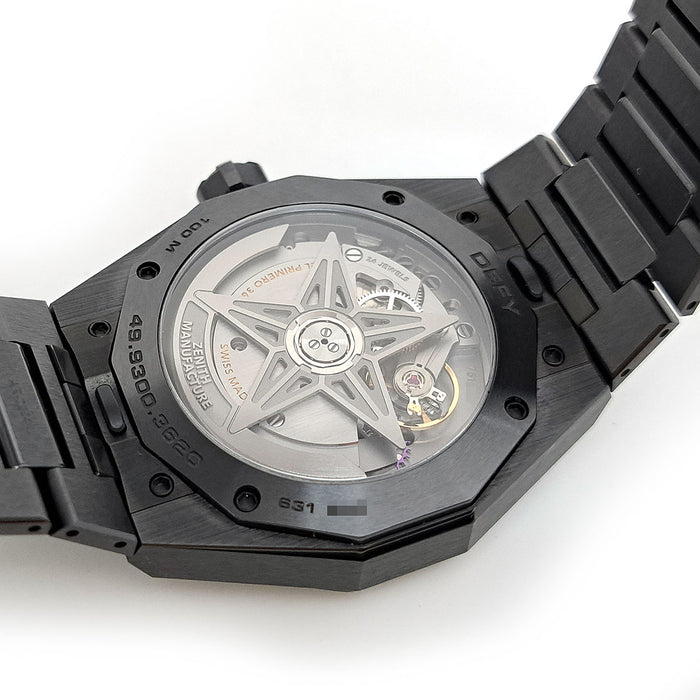 ZENITH 
Defy Skyline Black Ceramic Skeleton 
With box