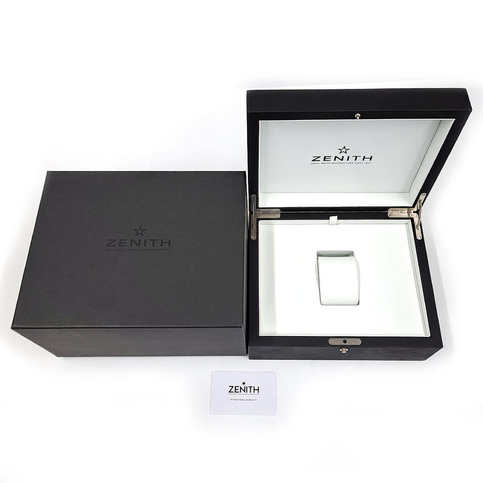 ZENITH 
Chronomaster El Primero Open 
Box with warranty