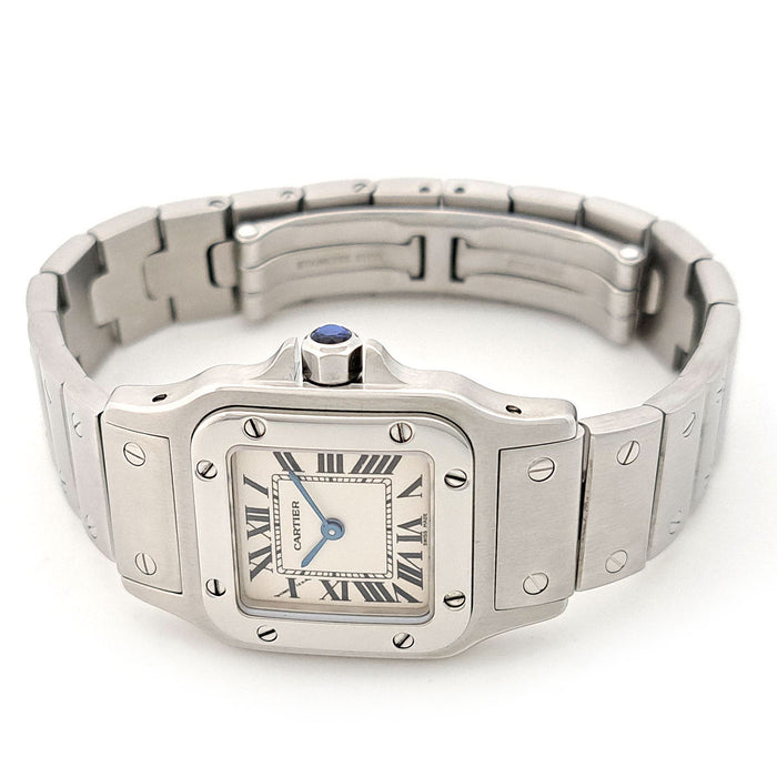 CARTIER 
Santos Galbée SM Date 
Avec boîte et certificat