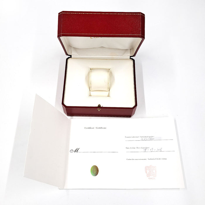 CARTIER 
Santos Galbée SM Date 
Avec boîte et certificat