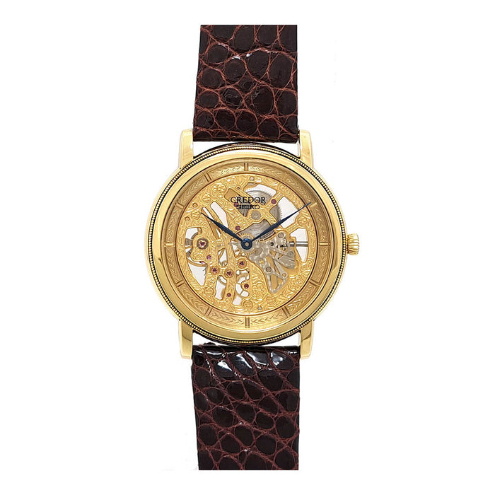 SEIKO
Credor Signo Skeleton Overhauled
OH completed with box and guarantee card