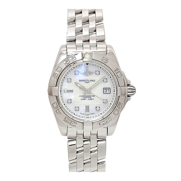 BREITLING 
Cockpit Lady Galactic32 Date Cadran nacré 
Garanti