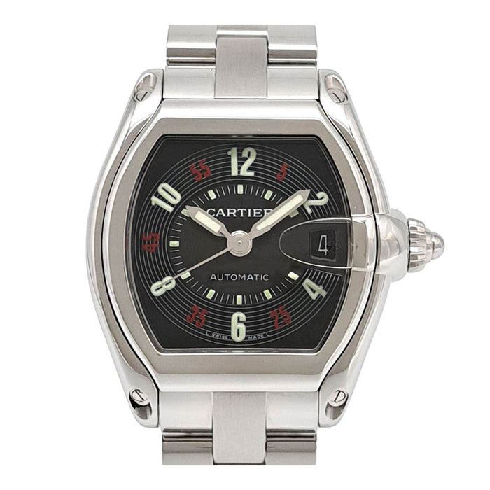 CARTIER 
ロードスターLM デイト 
箱ギャラ付