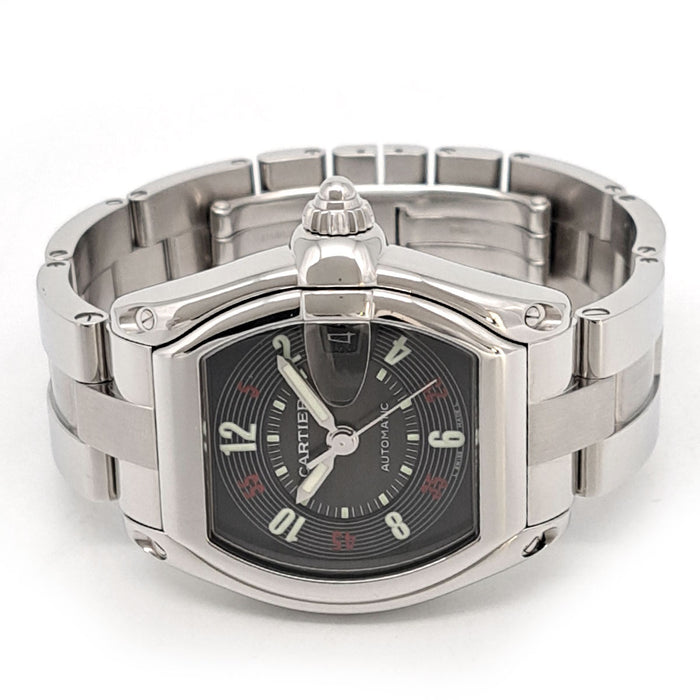 CARTIER 
ロードスターLM デイト 
箱ギャラ付