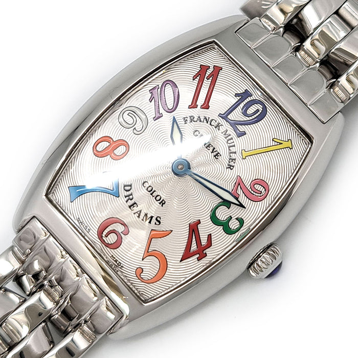 FRANCK MULLER 
Tonneau Courbe Rêve Coloré