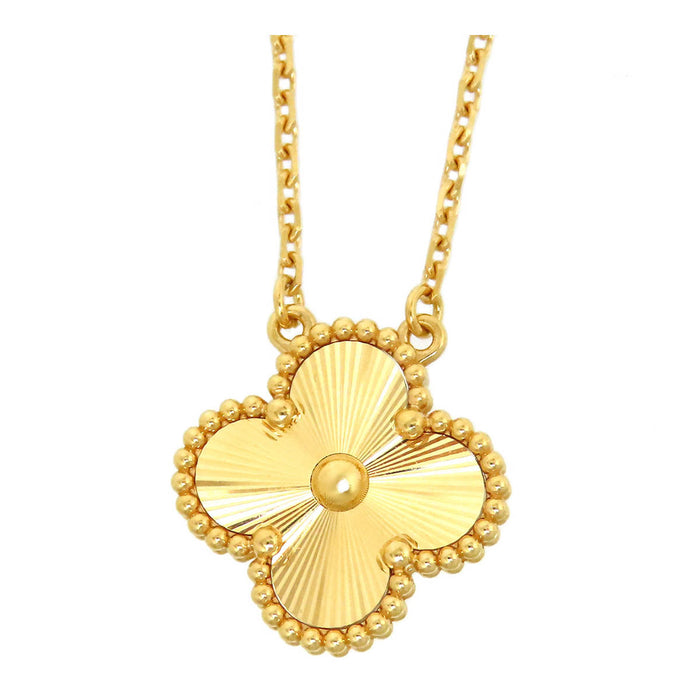 Van Cleef & Arpels 
ヴィンテージ アルハンブラ ギヨシェ ネックレス