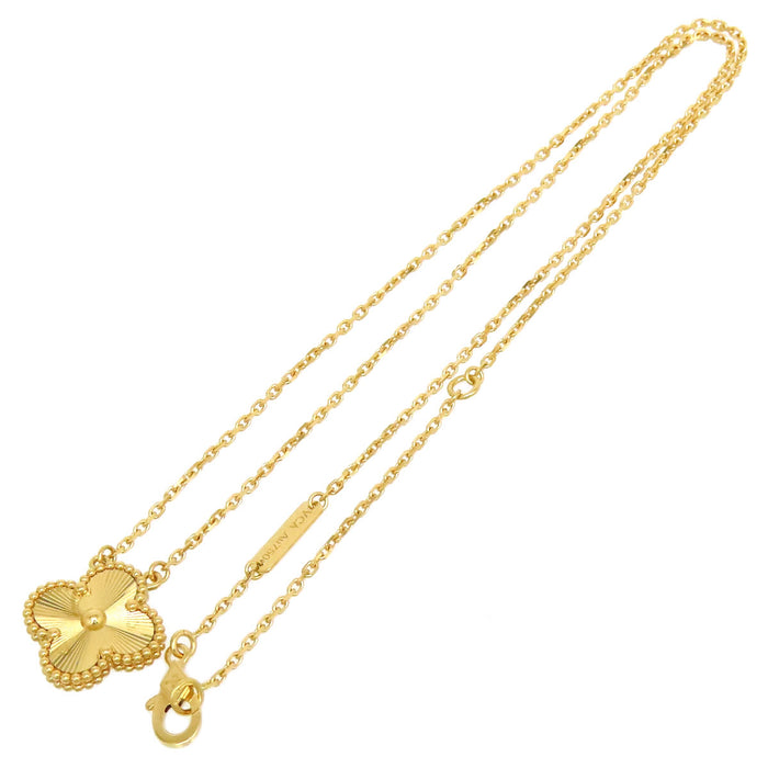 Van Cleef & Arpels 
ヴィンテージ アルハンブラ ギヨシェ ネックレス