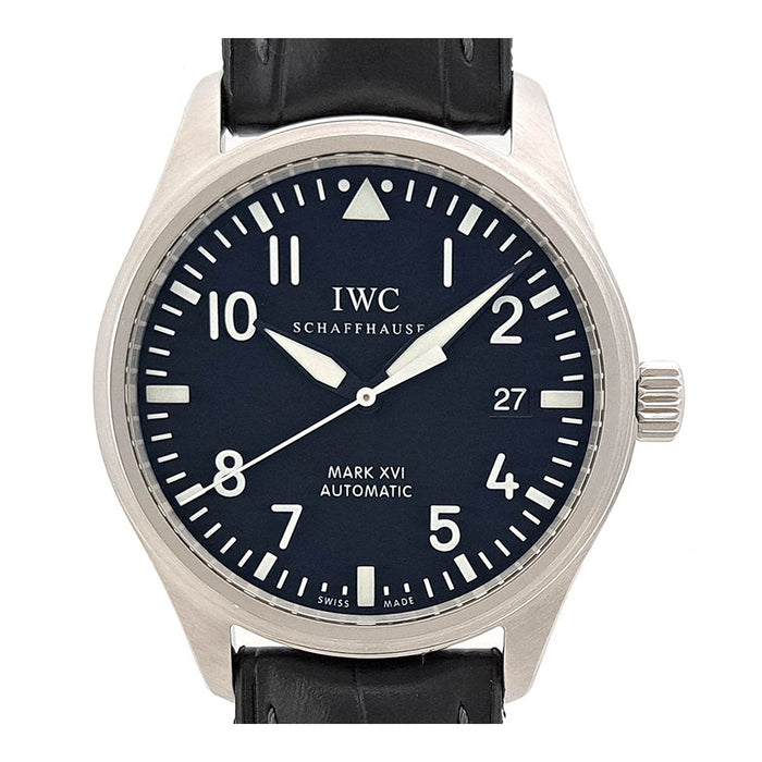 IWC Pilot Watch Mark XVI Overhauled OH Completed With Box and Warranty Card