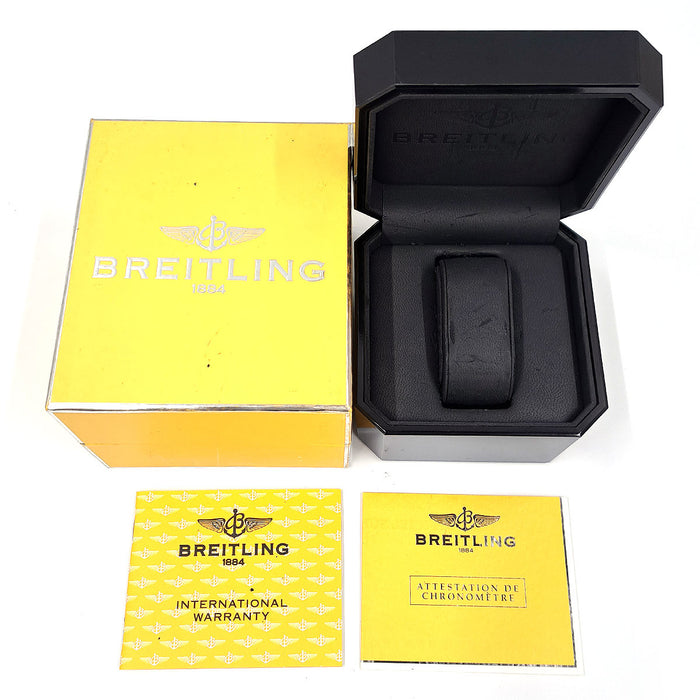BREITLING 
Superocean 42mm Chronograph Day-Date 
With box and warranty card