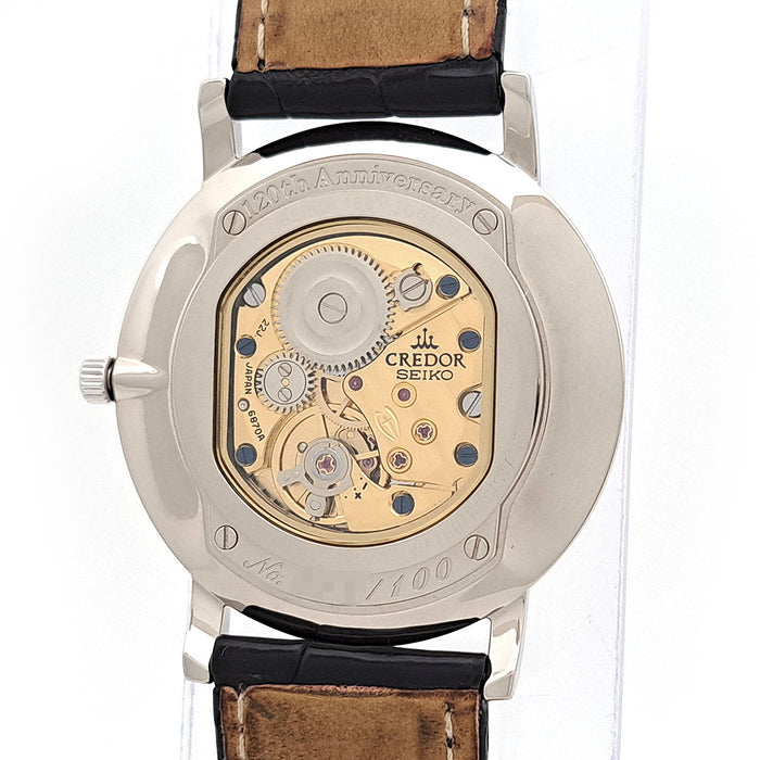 SEIKO
Credor UTD 120th Anniversary 100 Limited Edition
With Box and Guarantee Card, Overhauled