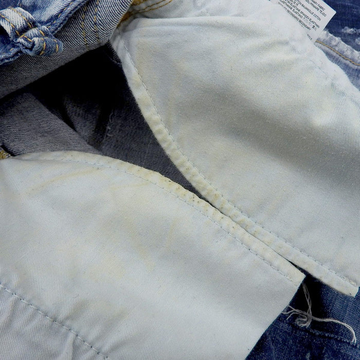 DSQUARED2 
DSQUARED2 Repair Process Bottoms Damaged Denim 
Destroy Crash Denim Pants