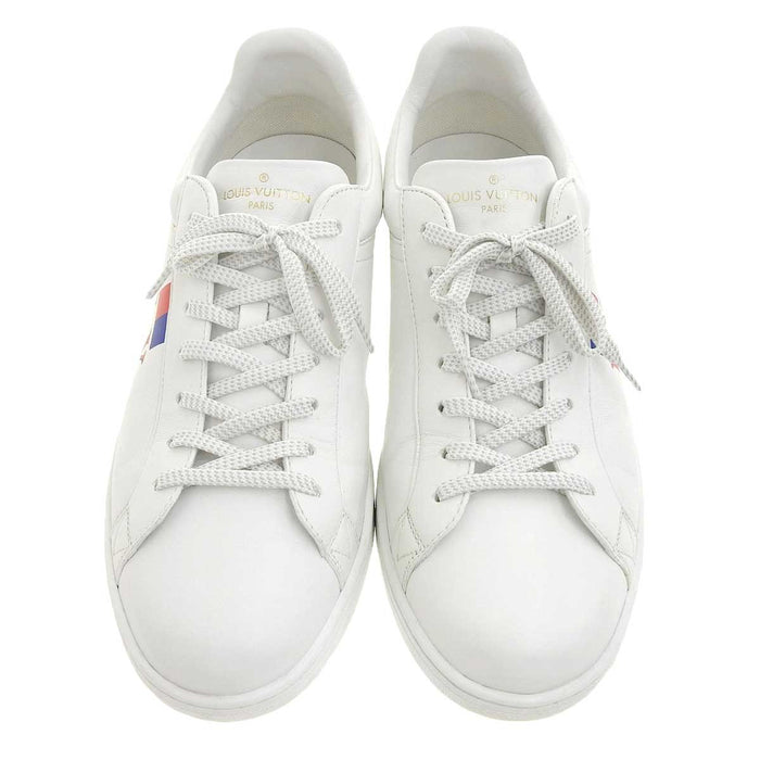 LOUIS VUITTON 
LV サイドロゴ イニシャル ローカット 
ルクセンブルグ ライン レザー スニーカー