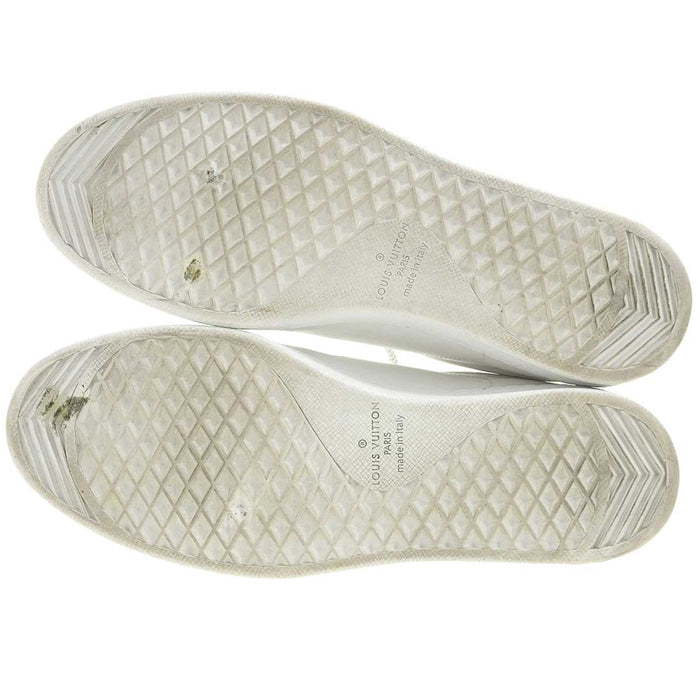 LOUIS VUITTON 
LV logo latéral initiales basse 
Luxembourg ligne cuir baskets